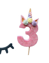 Load image into Gallery viewer, Unicorn Topper Set/Unicorn Number