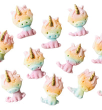 Load image into Gallery viewer, Baby Unicorn Cupcake Toppers