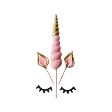 Load image into Gallery viewer, Unicorn Cake Topper Set.