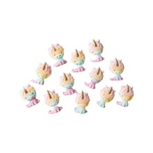 Load image into Gallery viewer, Baby Unicorn Cupcake Toppers