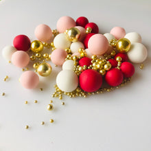 Load image into Gallery viewer, Edible Pearls/Red/White/Gold
