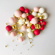 Load image into Gallery viewer, Edible Pearls/Red/White/Gold
