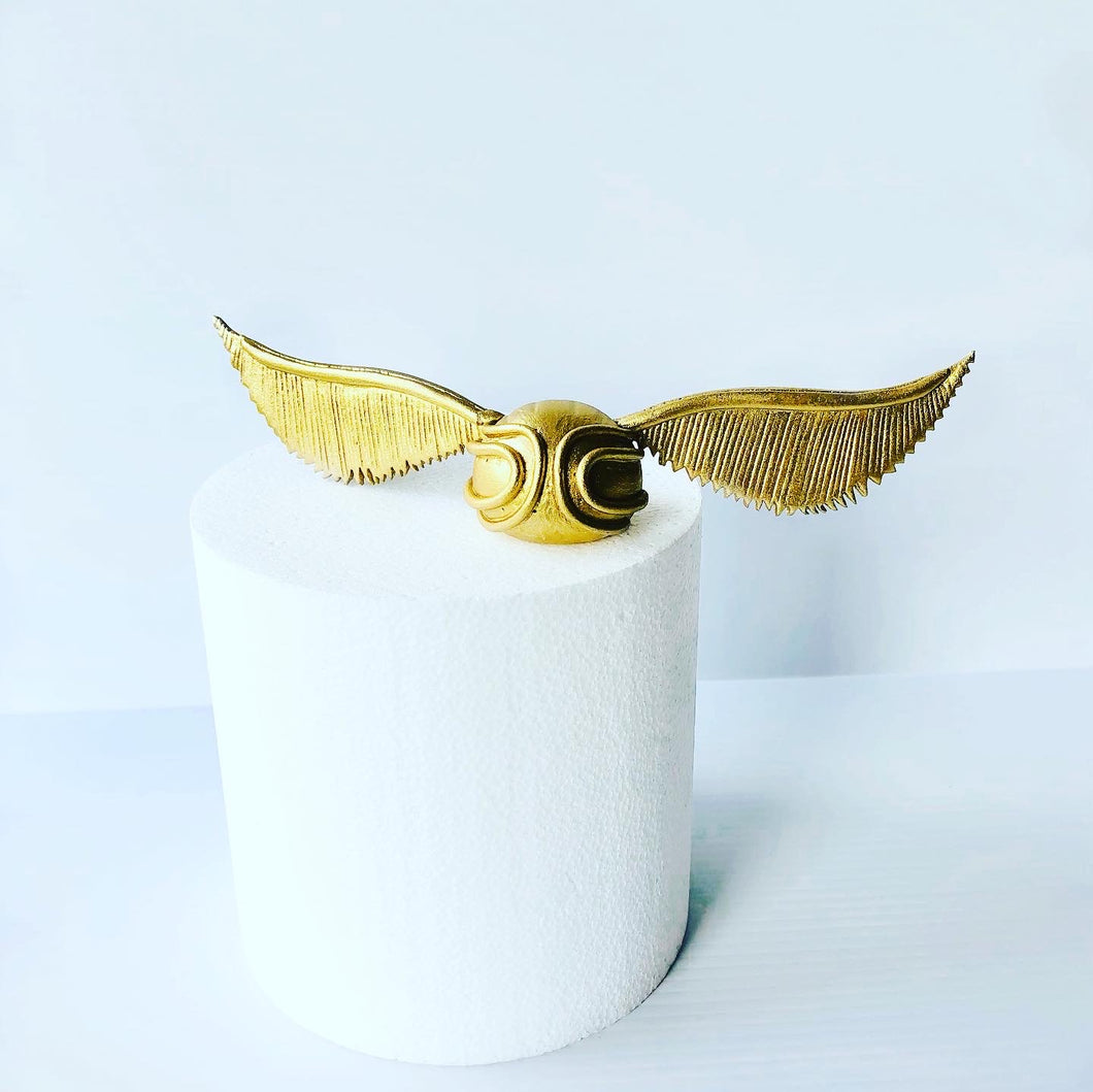 Golden wings Cake Topper