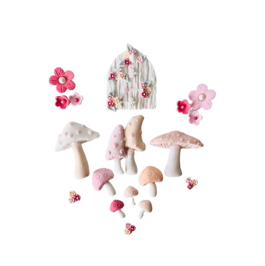 Fairy Door & Toadstools Set