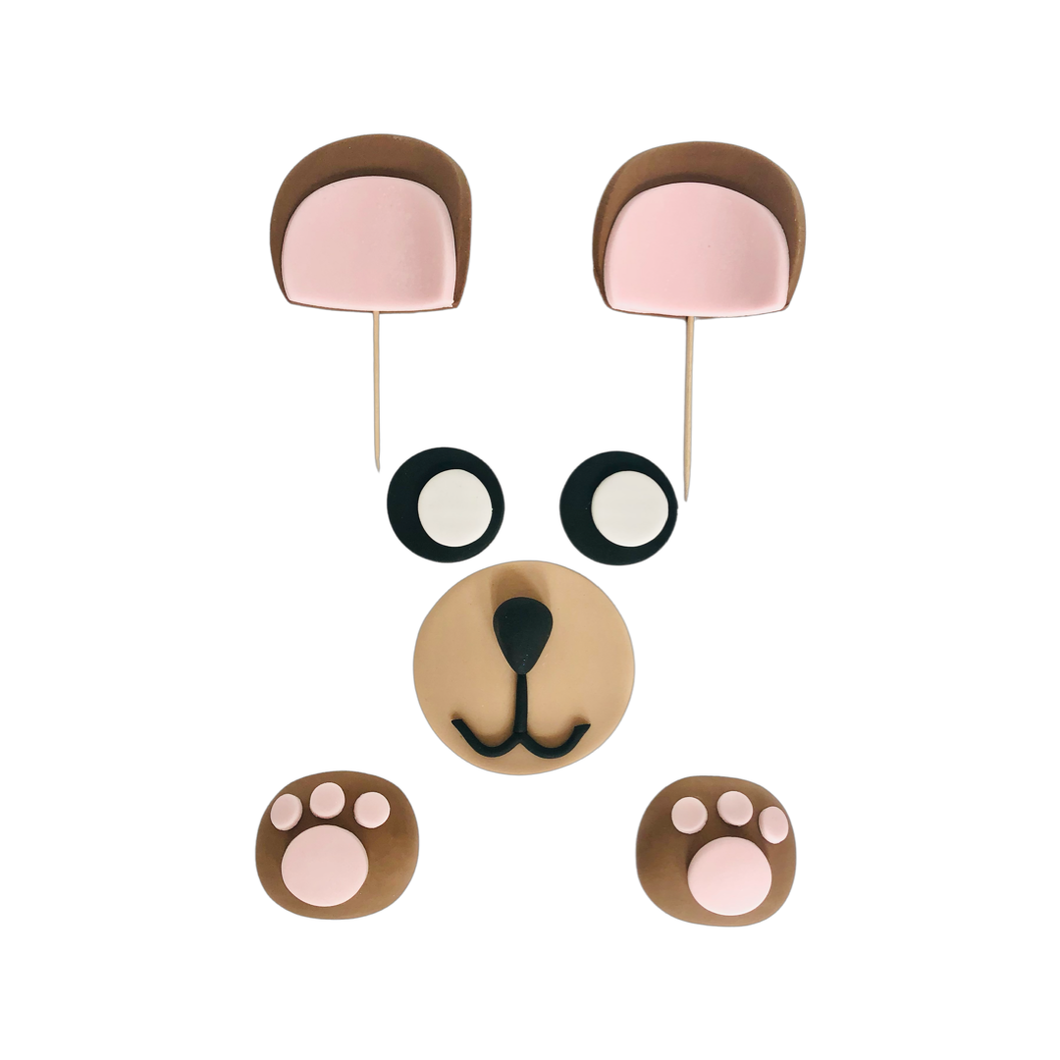 Edible Bear Topper Sets