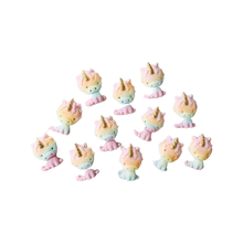 Load image into Gallery viewer, Baby Unicorn Cupcake Toppers
