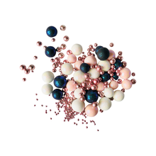 Load image into Gallery viewer, Edible Pearls/Black/white/Rose
